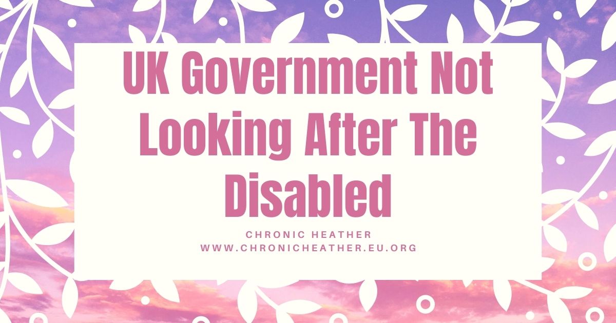 UK Government Not Looking After The Disabled